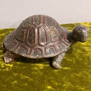 Decorative Turtle Figurine - Brown and Gray